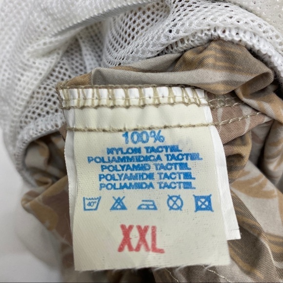 OVIESSE  Swim Trunks Medium Mens/ XXL Boys Brown Leaf - Picture 6 of 7